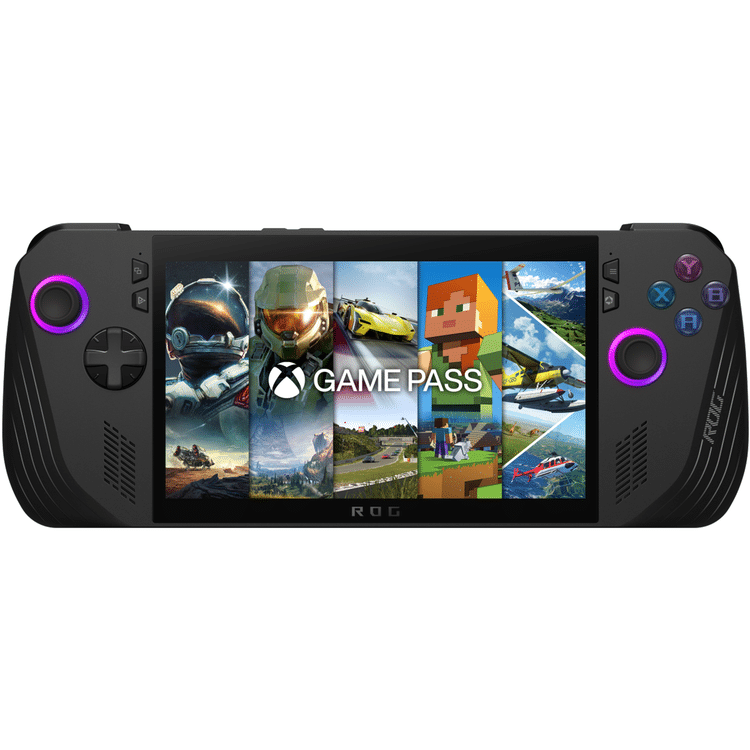 Console portatile con schermo e pulsanti per giochi retrò.