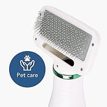 Spazzola phon per animali domestici, ideale per toelettatura e cura.